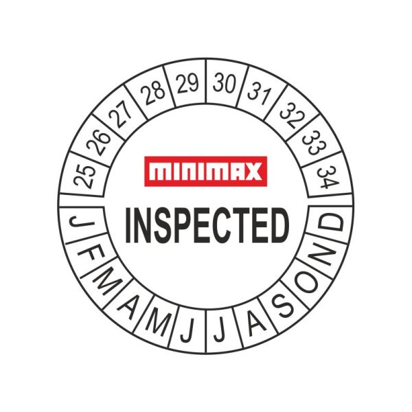 Keuringssticker - met eigen logo - Inspected